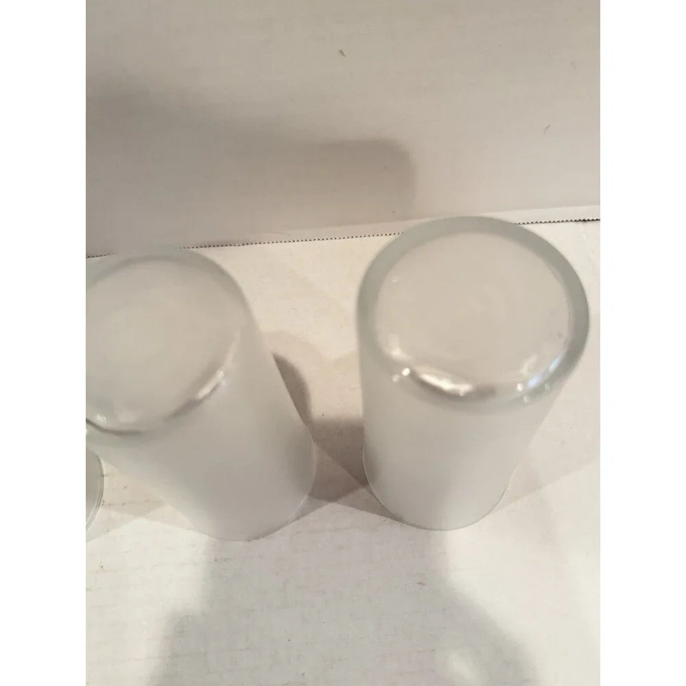 Vintage Libbey Frosted Glasses Set 10 Tom Collins Highball MCM Barware